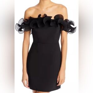 NWT Milly Black Gizelle Cocktail Dress